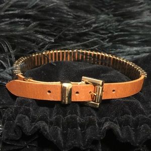 Michael Kors Camel Brown Choker Necklace.